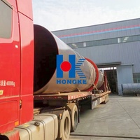 Usine d'incinération des boues de grande capacité Honeke 2.040m |   Système de four rotatif de 37 kW à longue durée de vie pour les boues d'épuration