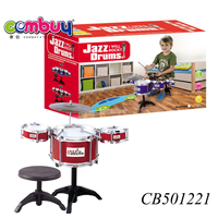 Jouet musical de grande taille pour enfants, ensemble de tambour, jazz, vente en gros,