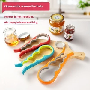 Ouvre-bocal et ouvre-boîte 4-en-1 – Pince à bocal, ouvre-couvercle, ouvre-bouteille, ouvre-boîte – Poignée en caoutchouc antidérapante – Gadget de cuisine facile à utiliser - Product Image 6