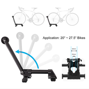 Présentoir <span class=keywords><strong>de</strong></span> vélo en acier <span class=keywords><strong>de</strong></span> largeur réglable support <span class=keywords><strong>de</strong></span> stationnement <span class=keywords><strong>de</strong></span> vélo pliable support <span class=keywords><strong>de</strong></span> sol pratique pour le stockage <span class=keywords><strong>de</strong></span> vélo - Product Image 2