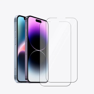 Venta Directa de Fábrica, Protector de Pantalla de Vidrio Templado 9H 2.5D para Teléfono 15, 15 Pro, 14 Plus, 11 XS Max, Vidrio Protector HD - Product Image 1