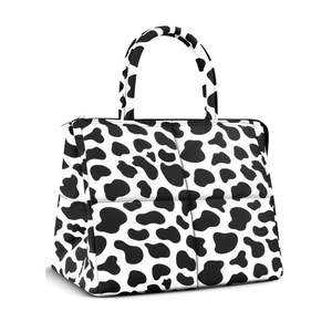 Large Capacity Insulation Puffy <b>Tote</b> <b>Bag</b> Handheld Design Modern Disposable Leisure Lunch Soft Portable Outdoors - Product Image 4