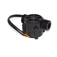 OKY3430-0 Sensor aliran YF-S201 G1/2 "Sensor aliran air kontrol Flowmeter efek Hall