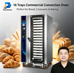 Nouveau petit four à convection pour boulangerie, en acier inoxydable, commercial, haute efficacité, prix bas, à vendre à Dubaï - Product Image 2