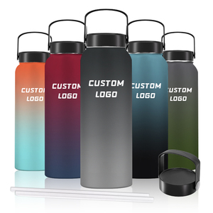 High Quality Custom Logo Sports Double Wall Vacuum <b>Flask</b> Insulated Stainless Steel Water Bottle Custom for Travel Camping - Product Image 5