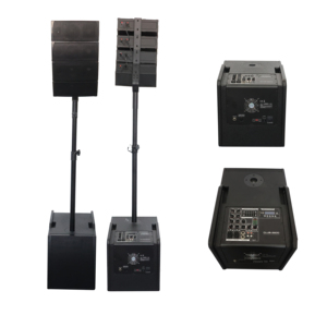 जॉइनऑडियो लकड़ी <span class=keywords><strong>2</strong></span>*12 इंच वूफर पेशेवर ऑडियो संचालित स्टीरियो लाइन सरणी सक्रिय स्पीकर के साथ मंच कराओके - Product Image 3