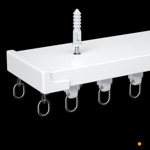 Binari per <span class=keywords><strong>Tende</strong></span> a Soffitto in Alluminio, <span class=keywords><strong>Binario</strong></span> <span class=keywords><strong>Doppio</strong></span> per <span class=keywords><strong>Tende</strong></span> con Accessori, Vendita Calda - Product Image 3