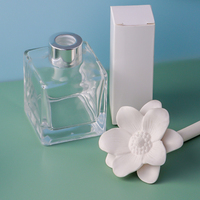 Handgemachte Keramik Sonnenblumen Duft Diffusor Set mit Flasche & ätherischen Öl Stein Geschenk box für Hochzeit Düfte Diffusor