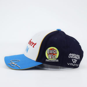 Casquette de baseball auto <span class=keywords><strong>en</strong></span> coton personnalisé de bonne qualité avec conception de broderie Casquette de course de <span class=keywords><strong>voiture</strong></span> à 6 panneaux - Product Image 4