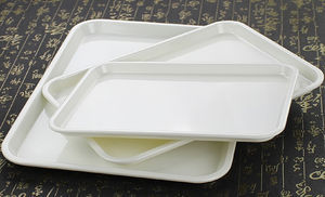 Vente directe d'usine Rectangle plateau en plastique 100% mélamine plateau alimentaire Durable 15 pouces plateau en mélamine pour <span class=keywords><strong>Restaurant</strong></span> Buffet cantine - Product Image 3