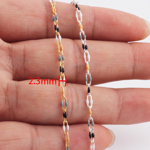 14K Vàng Đầy Meranti Nhiều Màu Tráng Men 2.3Mm Kẹp Giấy Chuỗi Cho Tự Làm Halloween Vòng Cổ Vòng Đeo Tay Trang Sức Làm Phụ Kiện - Product Image 5