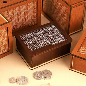 Tirelire personnalisée en bois avec chiffres, boîte de rangement pour économies, décoration d'intérieur - Product Image 3