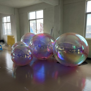 VENTE FLASH <span class=keywords><strong>Ballon</strong></span> <span class=keywords><strong>gonflable</strong></span> géant brillant et coloré de 8 à 10 pieds pour décoration suspendue de fête, durable, sans électricité - Product Image 4