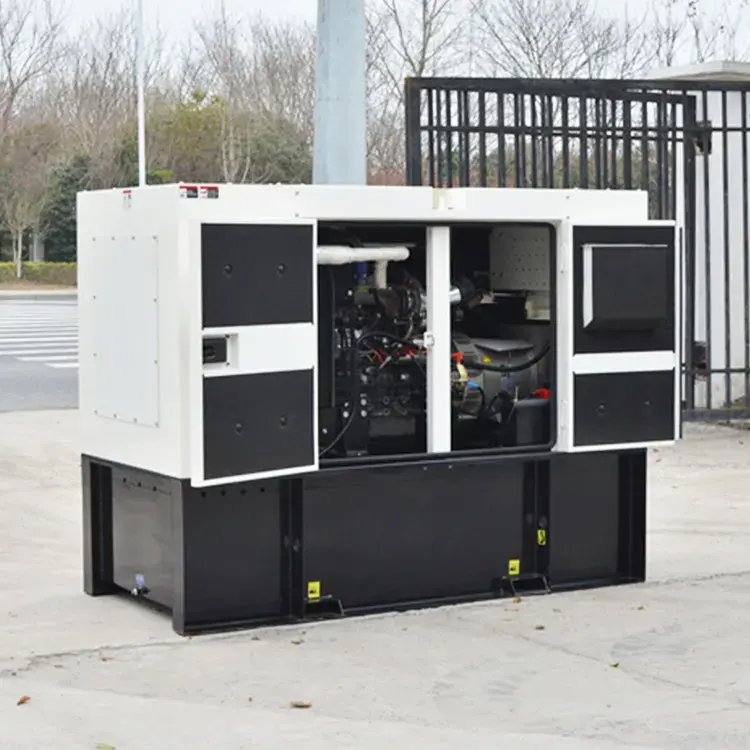 Us Epa Diesel Generator 20 Kw Super Stille Perkins 404d-22G Motor 20kw 25kva Elektrische Generator Voor Thuis