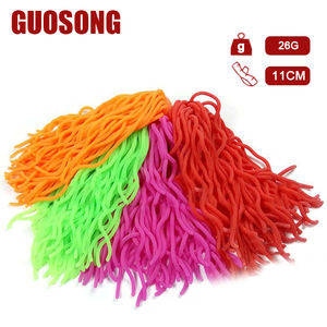 Leurre souple en silicone pour la pêche à la mouche, 14 couleurs, 60 pattes, type ver, pour la pêche au ver Sanjuan et au ver <span class=keywords><strong>de</strong></span> <span class=keywords><strong>terre</strong></span> - Product Image 1