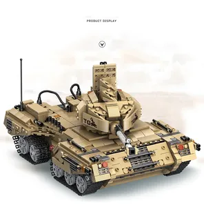 Panlos 635017 tanque militar MK4 camión genuino GunStrike WW2 soldado DIY montaje ladrillo Juguetes Juegos <span class=keywords><strong>de</strong></span> bloques <span class=keywords><strong>de</strong></span> construcción - Product Image 2