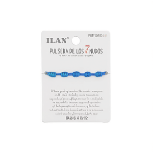 Braccialetto Ilan con 7 nodi, cordino spesso, colori misti, braccialetto portafortuna - Product Image 2