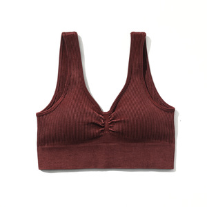 Set di Fitness da <span class=keywords><strong>palestra</strong></span> personalizzati abbigliamento da allenamento abbigliamento da Yoga lavaggio acido Butt Scrunch Leggings Set di reggiseni senza cuciture a caduta <span class=keywords><strong>Zero</strong></span> - Product Image 5