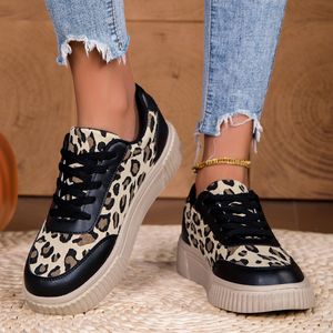 Scarpe Sportive Casual da Donna 2026 Traspiranti Antiscivolo con Plateau e Lacci, <span class=keywords><strong>Tendenza</strong></span> Moda, Comode e Piatte - Product Image 5