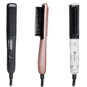 Salon électrique Portable ionique <span class=keywords><strong>cheveux</strong></span> fer à <span class=keywords><strong>lisser</strong></span> peigne Anion <span class=keywords><strong>cheveux</strong></span> lisseur <span class=keywords><strong>brosse</strong></span> avec 6 réglages de température <span class=keywords><strong>pour</strong></span> les femmes - Product Image 4
