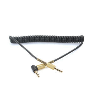 <span class=keywords><strong>Cable</strong></span> de Audio <span class=keywords><strong>Coaxial</strong></span> macho a macho de 3,5mm <span class=keywords><strong>para</strong></span> coche, chaqueta de PVC, <span class=keywords><strong>Cable</strong></span> de conexión auxiliar retráctil de resorte <span class=keywords><strong>para</strong></span> teléfonos móviles, micrófonos, coches - Product Image 1