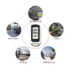 车库门遥控器 4 按钮 433.92MHz 滚动码发射器命令门遥控钥匙扣 - Product Image 3