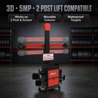 GATmatic GA-600S Aligneur de roues 3D professionnel avec caméra 5MP, suivi automatique, colonne mobile, pont élévateur 2 colonnes 4 roues 10-24 pouces, certifié CE