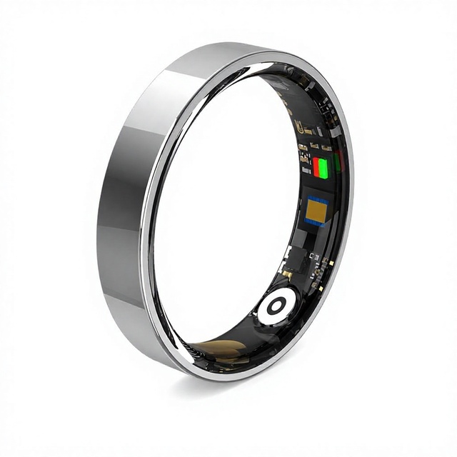 Smart Control Ring Health Fitness Tracker Magnetic Charging Heart Rate SpO2 Sleep Monitor for Android iOS