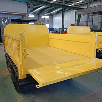 750 kg 800 kg 1000 kg Diesel-Hydraulik-Raupen-Kleinst-Dumper Selbstladender Mini-Raupendumper