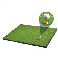 Vente en gros de matériel en PP Tapis de gazon artificiel long et court Simulateur de golf Tapis de gazon avec bande de frappe
