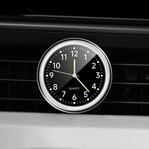 Automobile <b>Clock</b> Dashboard <b>Clock</b> Interior Decor Portable Mini <b>Clock</b> Decoration Luminous Analog Watch Ornaments for - Product Image 6