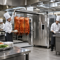 Four à rôtisserie avec finition anti-corrosion spéciale, résultat de rôtissage uniforme parfait, technologie d'économie d'énergie avancée, facile à assembler