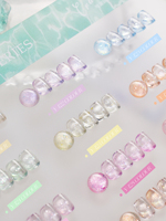 LADAI 2025 Offre Spéciale 12 couleurs de diamant cassé Nail Art Gel multicolore non toxique UV Gel pour DIY Led pour salon de haute qualité