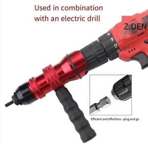 Pistola de Tuercas Eléctricas Lisca M3 M4 M5 M6 M8 M10, Cabezal de Conversión de Aluminio para Cambiar a Pistola de Conducción de Tuercas y Taladro Eléctrico, 1 Unidad - Product Image 6