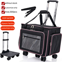 Sac de transport à roulettes personnalisé pour enseignant 2026 avec fermeture éclair et compartiment amovible pour ordinateur portable 15,6 pouces