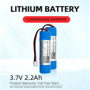 HIZY OEM Custom 18650 LiCoO2 Li-ion <b>Battery</b> Pack <b>3.7V</b> 2.2Ah High Capacity Rechargeable 4.2V Charge 500 Cycles 12-Month Warranty - Product Image 3