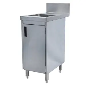 stainless steel kitchen cabinet metal sink table base cabinet