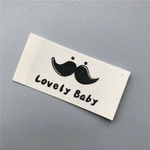 Garment Fabric Woven Label Neck Tag Customized Clothing Embroidered logo Satin Silk Printing Labels Custom - Product Image 5