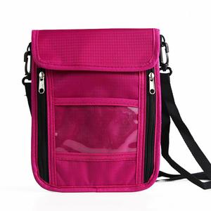 Custom Logo Hot Sale <b>Passport</b> ID Bag Travel FRID Anti-theft Swipe Card Bag Nylon Luggage Sets Airline Ticket Holder Phone <b>Wallet</b> - Product Image 6