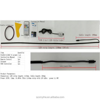 Bandes lumineuses LED pour l'intérieur de la voiture, 5V USB, accessoires de voiture, contrôle intelligent par application, synchronisation musicale, changement de couleur RGBIC, lampe de voiture