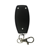 Télécommande universelle sans fil RF 433 MHz à code d'apprentissage, 4 boutons en silicone, métal, portée 50 m pour porte de garage