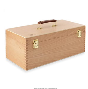 Rectangular Wooden Jewelry Box Antique Gift Custom Wooden Box