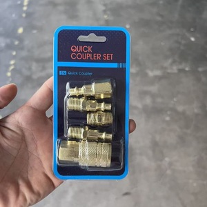 ชุดข้อต่อเร็ว 1/4 NPT ข้อต่อเกลียวตัวผู้ตัวเมีย ชิ้นส่วนนิวเมติก - Product Image 1