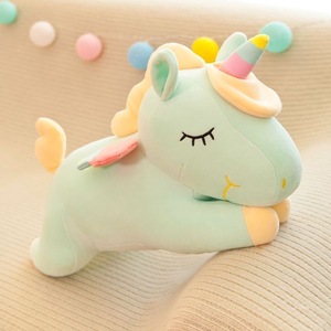 Fabricante <span class=keywords><strong>de</strong></span> juguetes <span class=keywords><strong>de</strong></span> peluche personalizados <span class=keywords><strong>Hot</strong></span> Angel Unicorn Super Soft Full Stuffed Plush Toy Girls 'Regalo <span class=keywords><strong>de</strong></span> cumpleaños o vacaciones para niños - Product Image 2