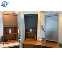 Porte Tambour en PVC et ABS, Lames de Volet Roulant Coulissant, pour Armoire de Cuisine et Placard