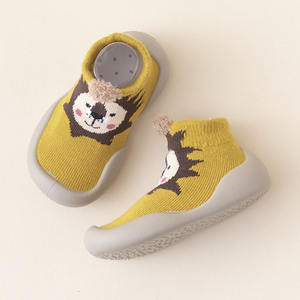 Zapatos de calcetín de bebé de suela blanda antideslizante, diseño de punto antibacteriano transpirable, para niños pequeños, Unisex, Otoño, interior, Paseo de aprendizaje - Product Image 5
