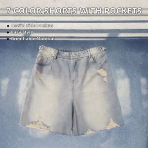 Shorts d'été amples et décontractés pour femmes, taille haute, coupe trapèze, jambes larges, pour le sport et la course à pied - Product Image 2