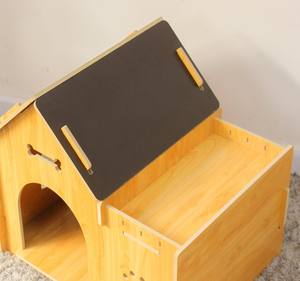 Mới Sáng Tạo Thân Thiện Với Môi Di Động Nhiều Màu Bằng Gỗ Pet Cat <span class=keywords><strong>Dog</strong></span> Kennels Cho Trong Nhà Và Ngoài Trời Sử Dụng - Product Image 5