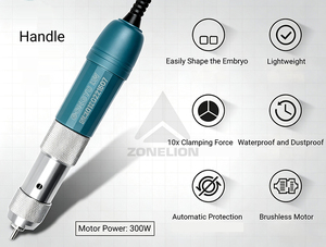 Micromotore Portatile 250W 90000rpm per Incisione di Denti, Gemme, Smeraldi, Bracciali e Macchina per Taglio di Radici e Steli di Zenzero - Product Image 4