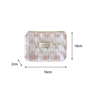 Small Floral Lace Coin Purse Portable <b>Storage</b> <b>Bag</b> for Coins Keys and Sundries Cosmetic <b>Bag</b> - Product Image 5